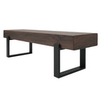 59' Dining Bench, Farmhouse Indoor Kitchen Table Benches, Bed Bench, Industrial Shoe Bench, Entryway Benches - Grand Goldman Shop