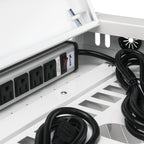 16 Bay Charging Cabinet for Laptop, Chromebook, Locking Charging Station-White - Shop Quality Furniture at Grand Goldman