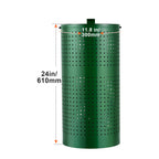 Dog Poop Trash Can 11.5 Gallons Weather-Resistant Dog Waste Bin with Lid - Grand Goldman Shop