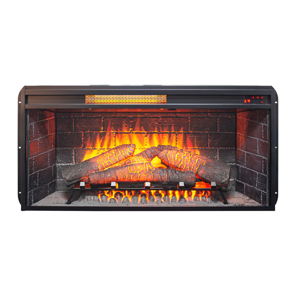 36 inch Infrared Electric Fireplace with Removable Trim kit Insert, Touch Panel Home Decor Heater - Grand Goldman Shop