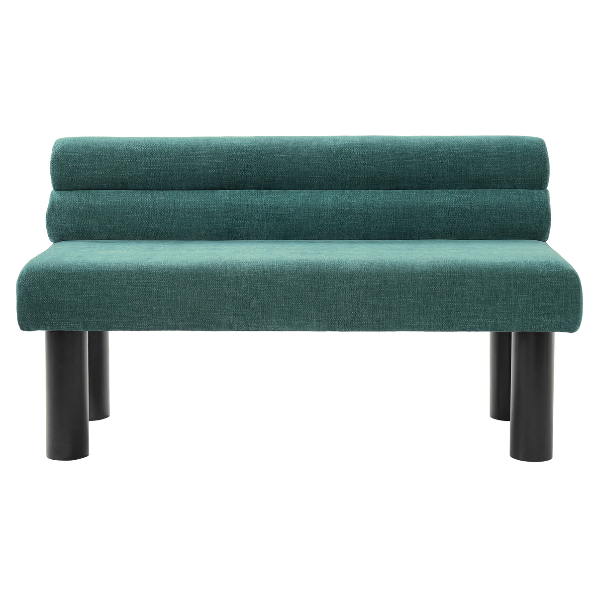 Upholstered Dining Bench, End of Bed, Entryway Bench, Ottoman for Dining Room, Bedroom, Living Room, Rubber Wood Leg 300 LBS Support, Green - Grand Goldman Shop