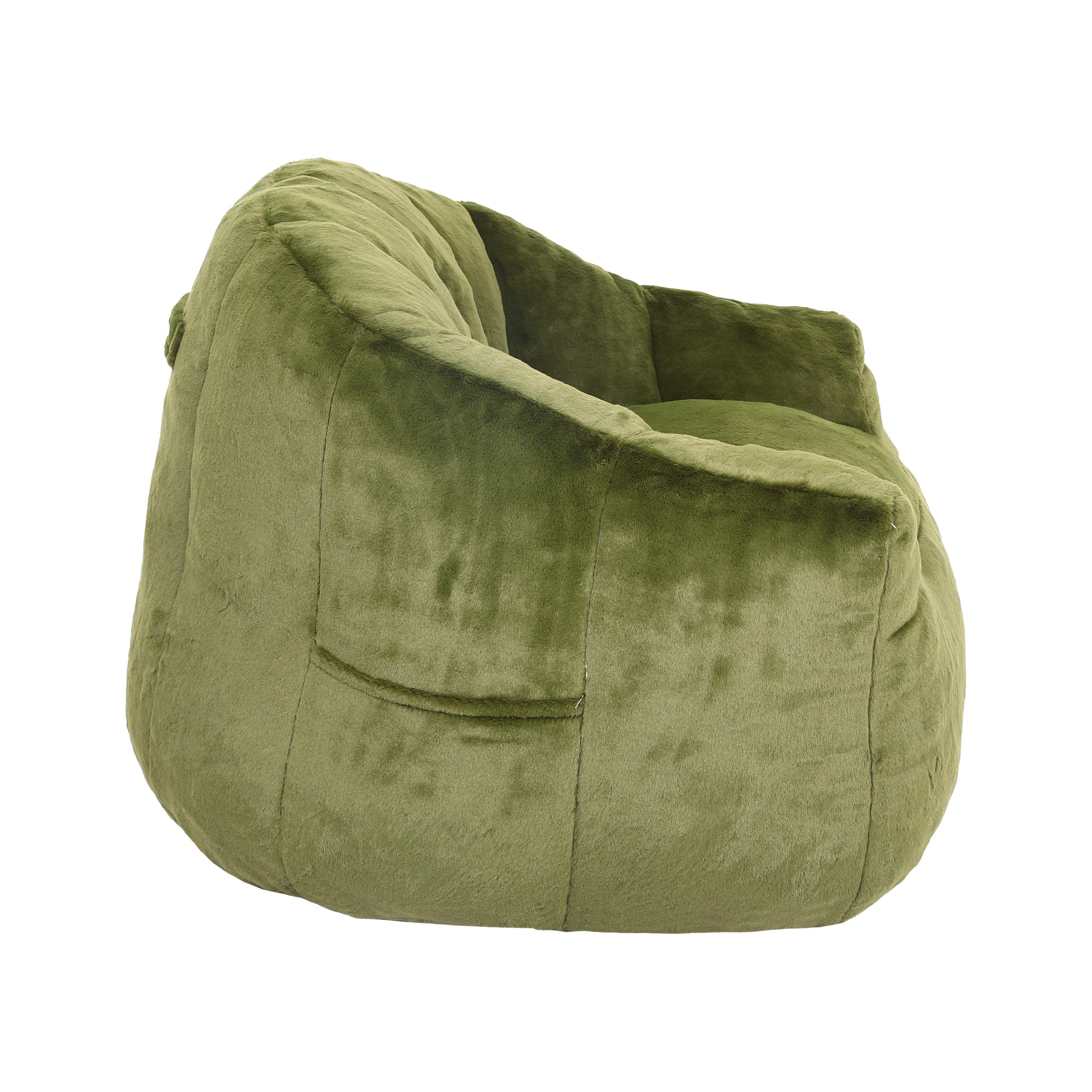 Beanbag Chair, Beanbag Sofa Chair with Armrests Stuffed High-Density Foam, Lazy Sofa Comfy Chairs Beanbag Chair for Adults in Living Room, Bedroom Reading - Grand Goldman Shop
