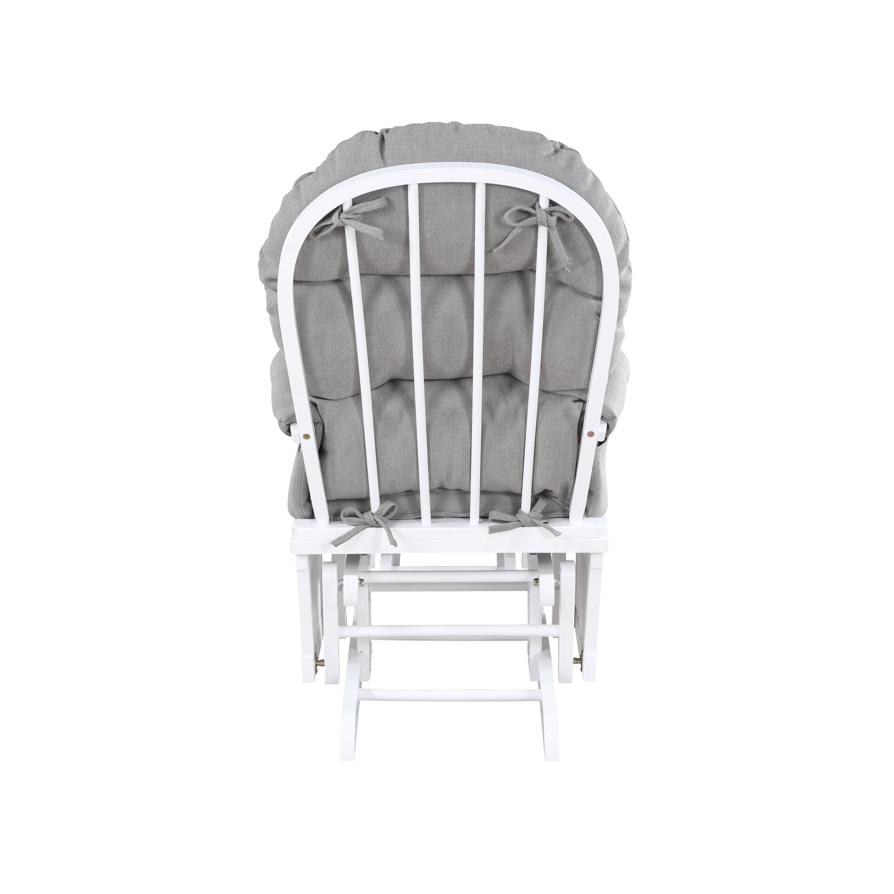 Madison Glider & Ottoman White/Oyster | Premium Home Decor - Grand Goldman