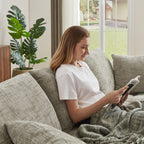 Chenille L-Shape Luxury Sectional Oversized Sofa,Mnimalist Design,Comfy Sleeper Couch for Living Room,Apartment&Reception Spaces,No Assembly Required - Grand Goldman Shop