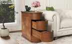 End Table with Charging Station,Sofa Side Table with Drawers, No Assembly Required(Expect Arrival Date 2025/4/16) - Grand Goldman Shop