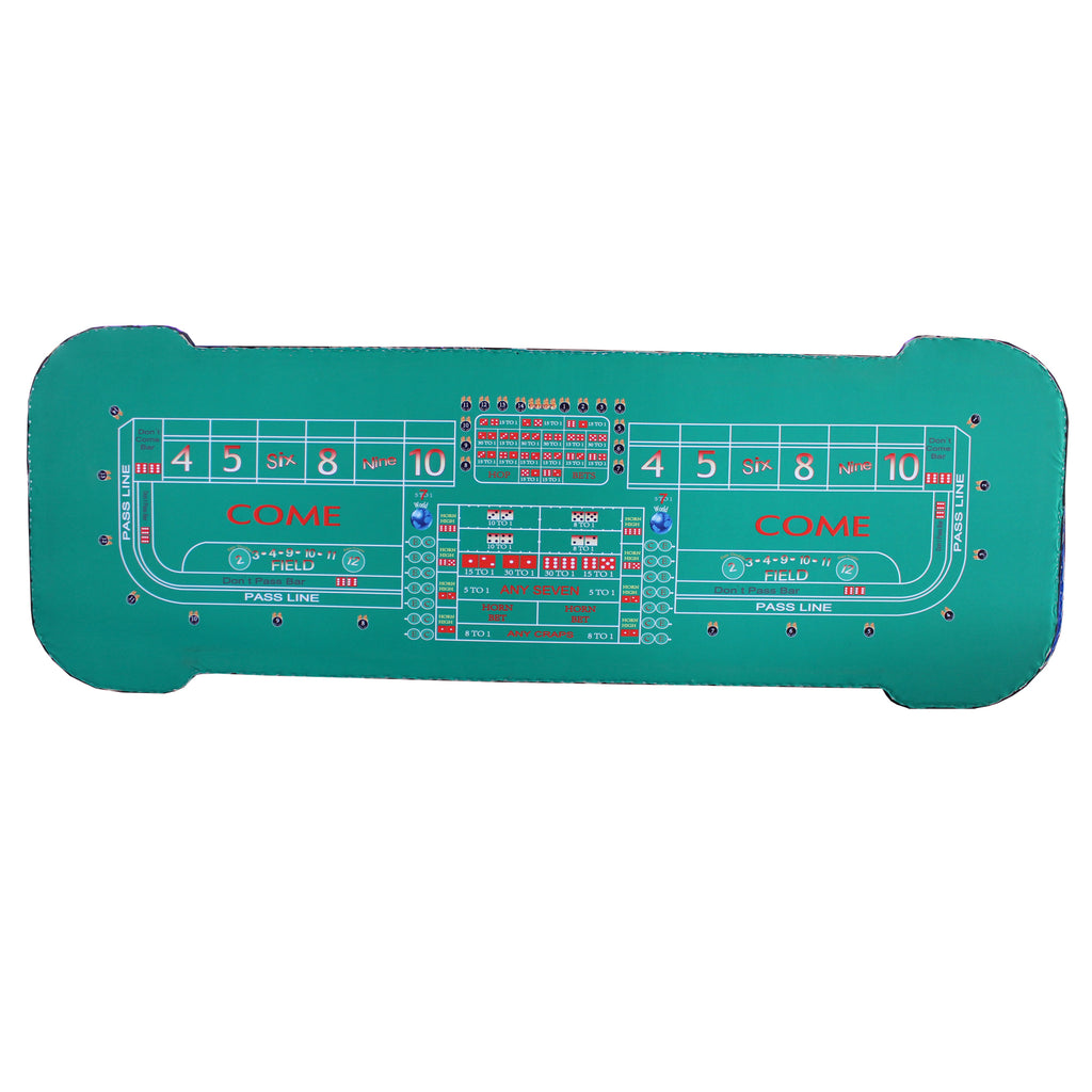 12 Feet Craps Table Model 13829 Green - Grand Goldman