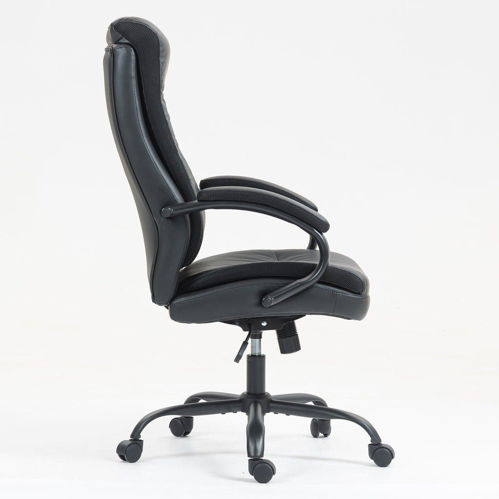 High backrest PU material office chair:9131HJ-PU-KD - Grand Goldman