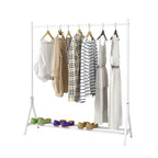 Garment Rack Freestanding Hanger Multi-functional Single pole Bedroom Clothing Rack Bedroom, White - Grand Goldman Shop