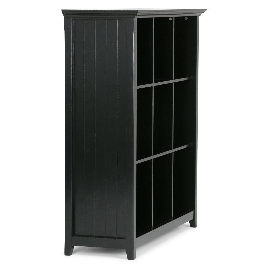 Acadian - 9 Cube Bookcase and Storage Unit - Black | Premium Home Decor - Grand Goldman