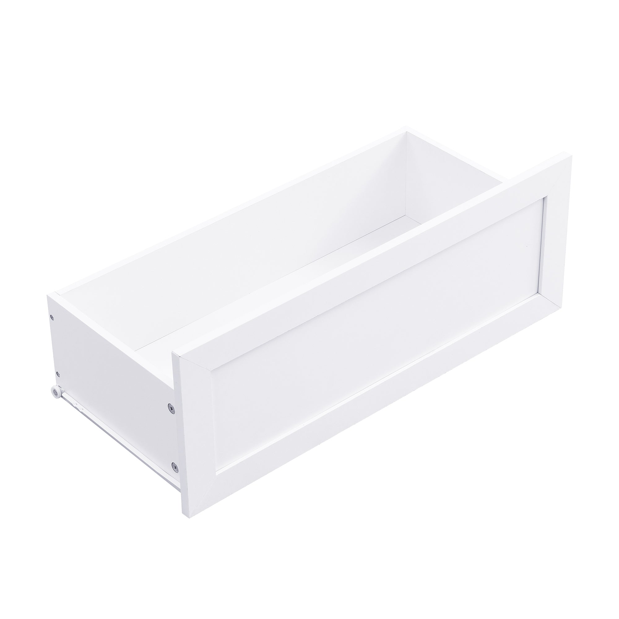 Farmhouse 4-in-1 Hall Tree with Wood Grain Bench, Mudroom Versatile Coat Rack with 2 Large Drawer, Entrance Organizer for Hallway, Living Room, White, 55.9'W (OLD SKU: N721P313099K) - Grand Goldman Shop