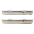 Under Bed Storage with Wheels 39.8x20.1x5.9 Inch Rolling Storage Bags 2 Pack - Grand Goldman Shop