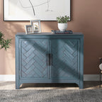 U_STYLE 40'' Modern Cabinets with Unique Design Doors with 1 Adjustable Shelves,Suitable for Multiple Rooms Such as Living Room and Study Room - Grand Goldman Shop