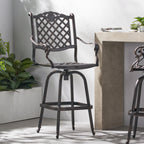 Cast Aluminum Bar Stool - Grand Goldman Shop