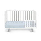 Livia 3-in-1 Convertible Island Crib White/Gray | Premium Home Decor - Grand Goldman