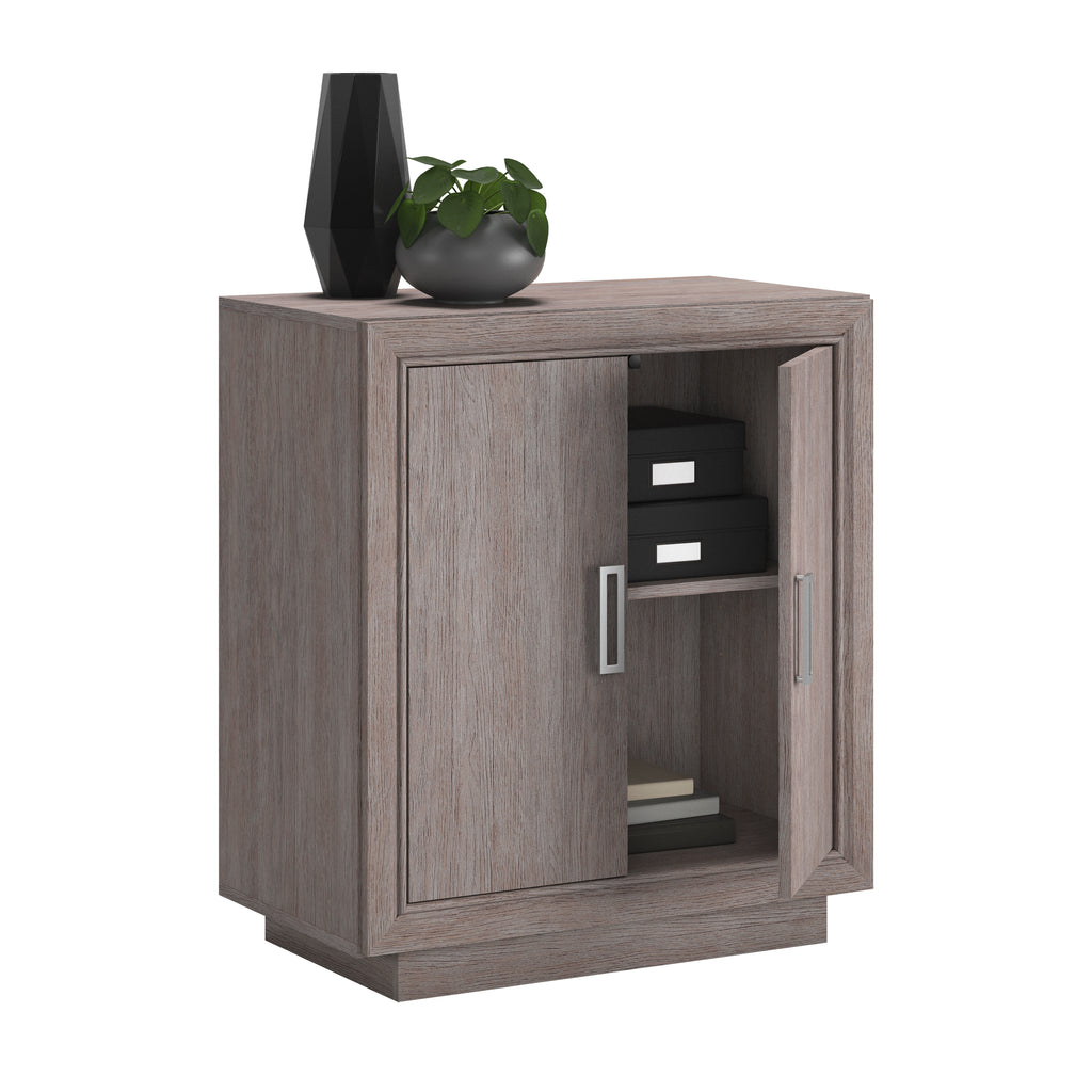 Storage Cabinet with Functional Design, Medium Gray finish - Grand Goldman