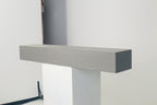 60' Rustic Wood Fireplace Mantel,Wall-Mounted & Floating Shelf for Home Decor - Grand Goldman Shop