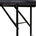 Soozier Poker Table Foldable, 72' Blackjack Table for 7 Players with Chip & Cup Holder, Green Felt | Premium Home Decor - Gra