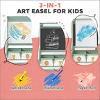 Kids Art Easel with Storage Baskets,Kids Easel | Premium Home Decor - Grand Goldman