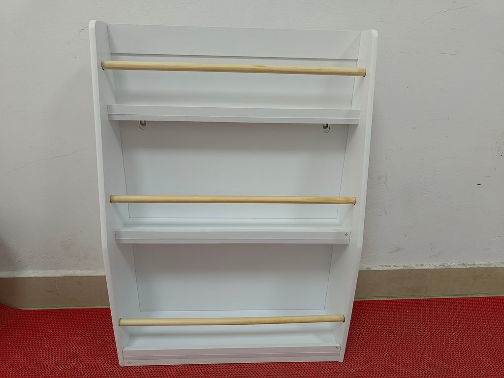 Stylish 3 Tier Kids Book Shelf,Kids Book Rack, Helps Keep Bedrooms, Playrooms, and Classrooms Organized,White - Available at 