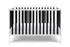 Deux Remi Island Crib White/Black | Premium Home Decor - Grand Goldman
