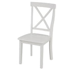 Orisfur. 5 Pieces Dining Table and Chairs Set for 4 Persons, Kitchen Room Solid Wood Table with 4 Chairs - Grand Goldman Shop