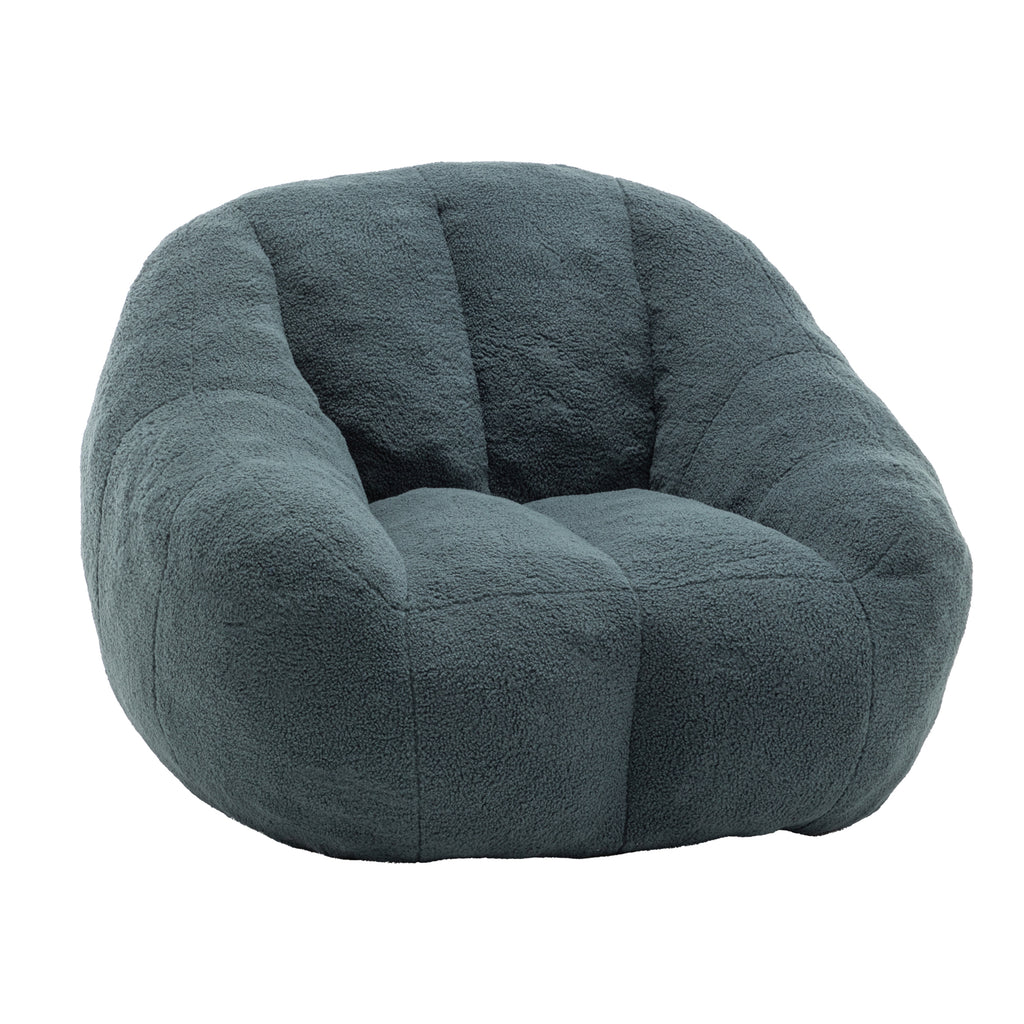 Comfy Bean Bag Chair with Memory Foam Filler – Tufted Soft Stuffed Bean Bag Sofa for Dorm, Apartment, or Living Room – Green - Grand Goldman Shop