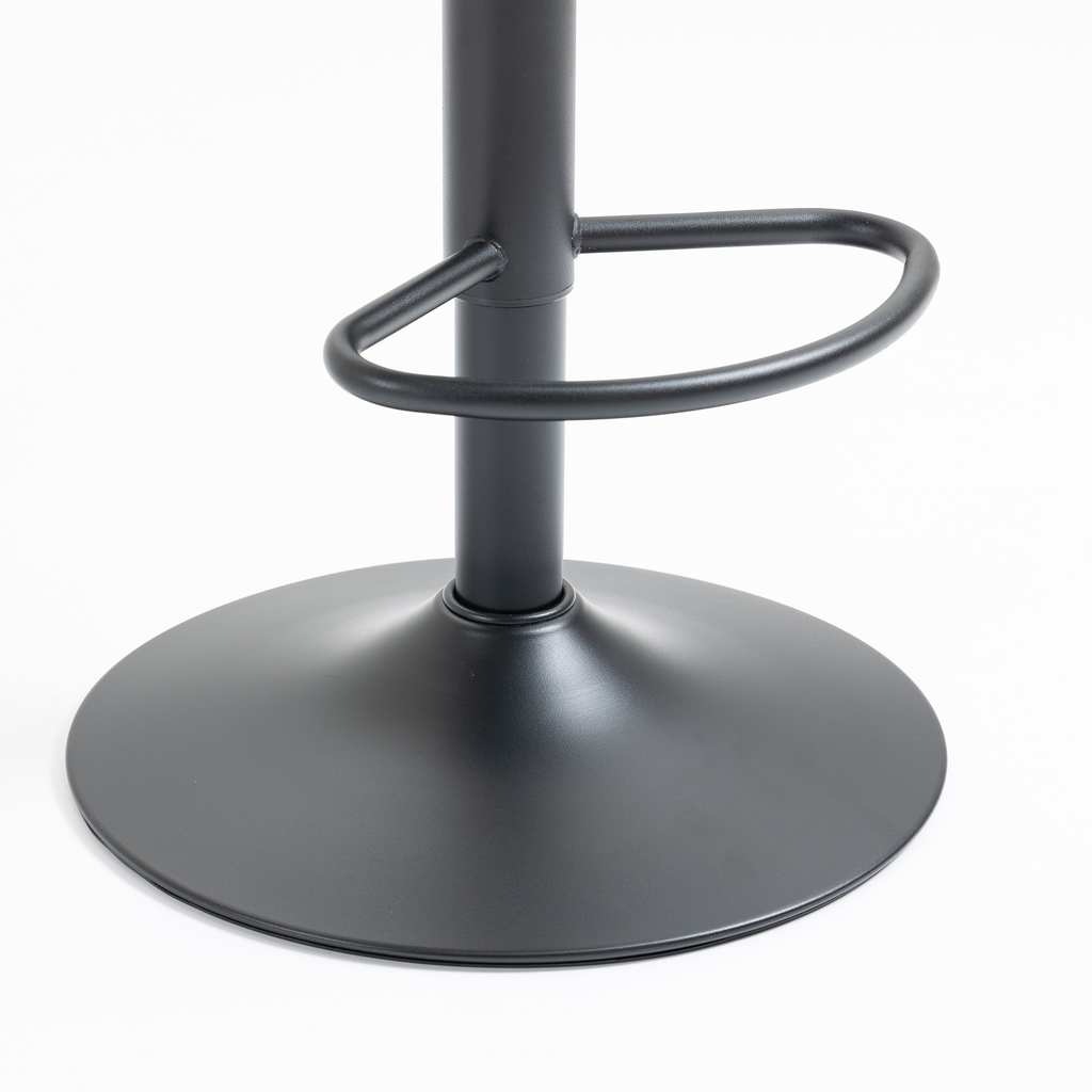 Bar Stools Set of 2 - Adjustable Barstools with Back and Footrest, Counter Height Bar Chairs for Kitchen, Pub -black - Grand Goldman Shop