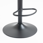 Bar Stools Set of 2 - Adjustable Barstools with Back and Footrest, Counter Height Bar Chairs for Kitchen, Pub -black - Grand Goldman Shop