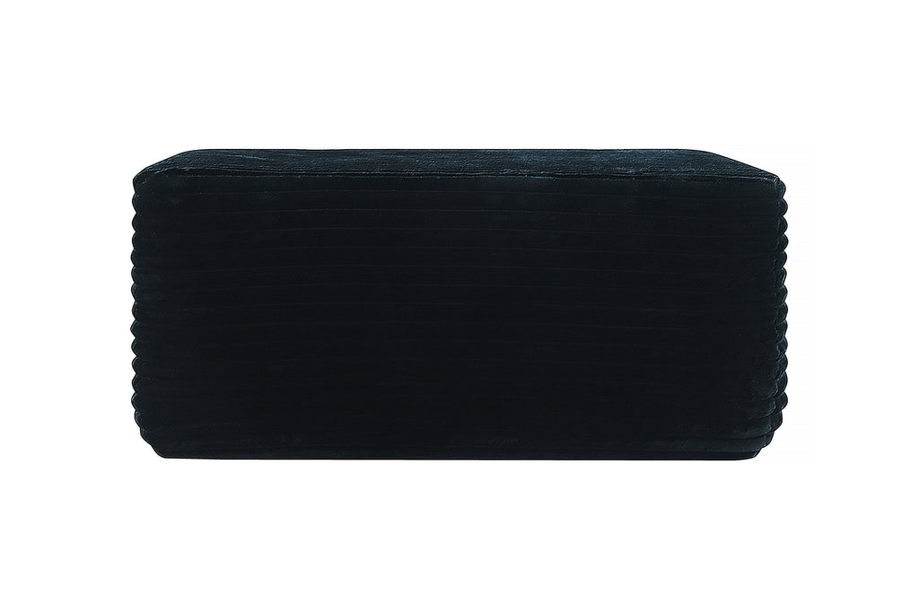 373-001/ottoman//black/plush - Grand Goldman Shop