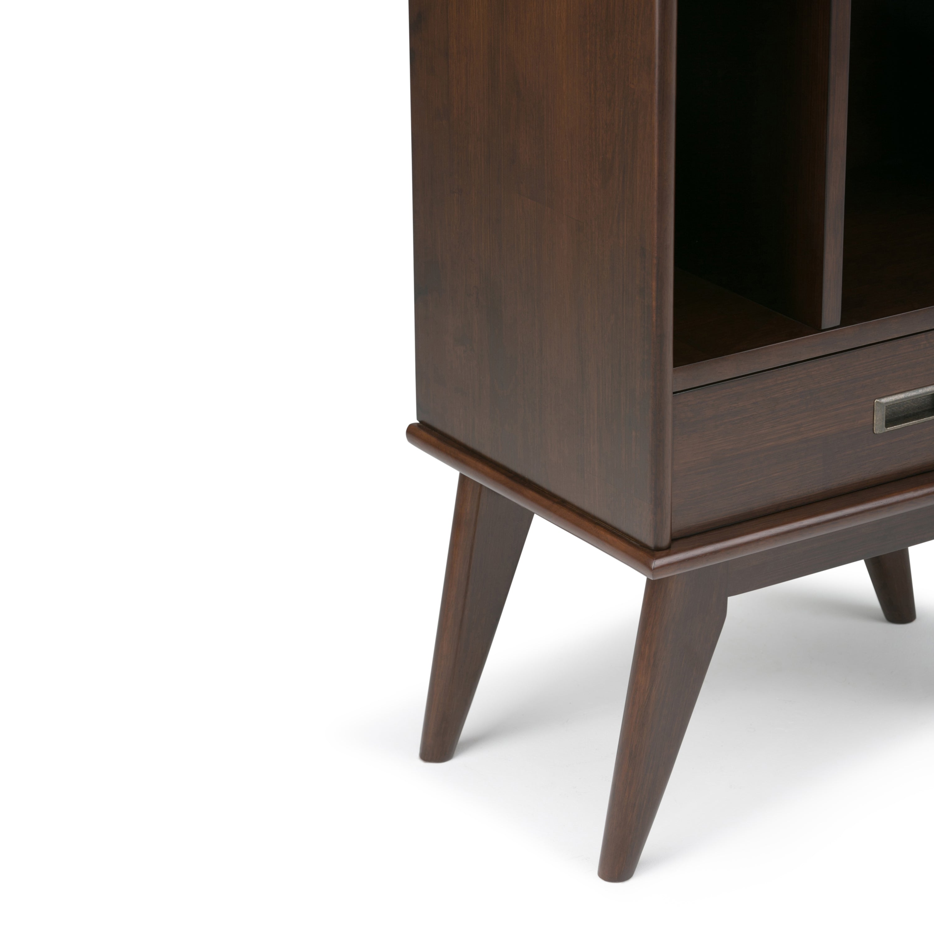 Draper Mid Century Bookcase and Storage Unit | Premium Home Decor - Grand Goldman