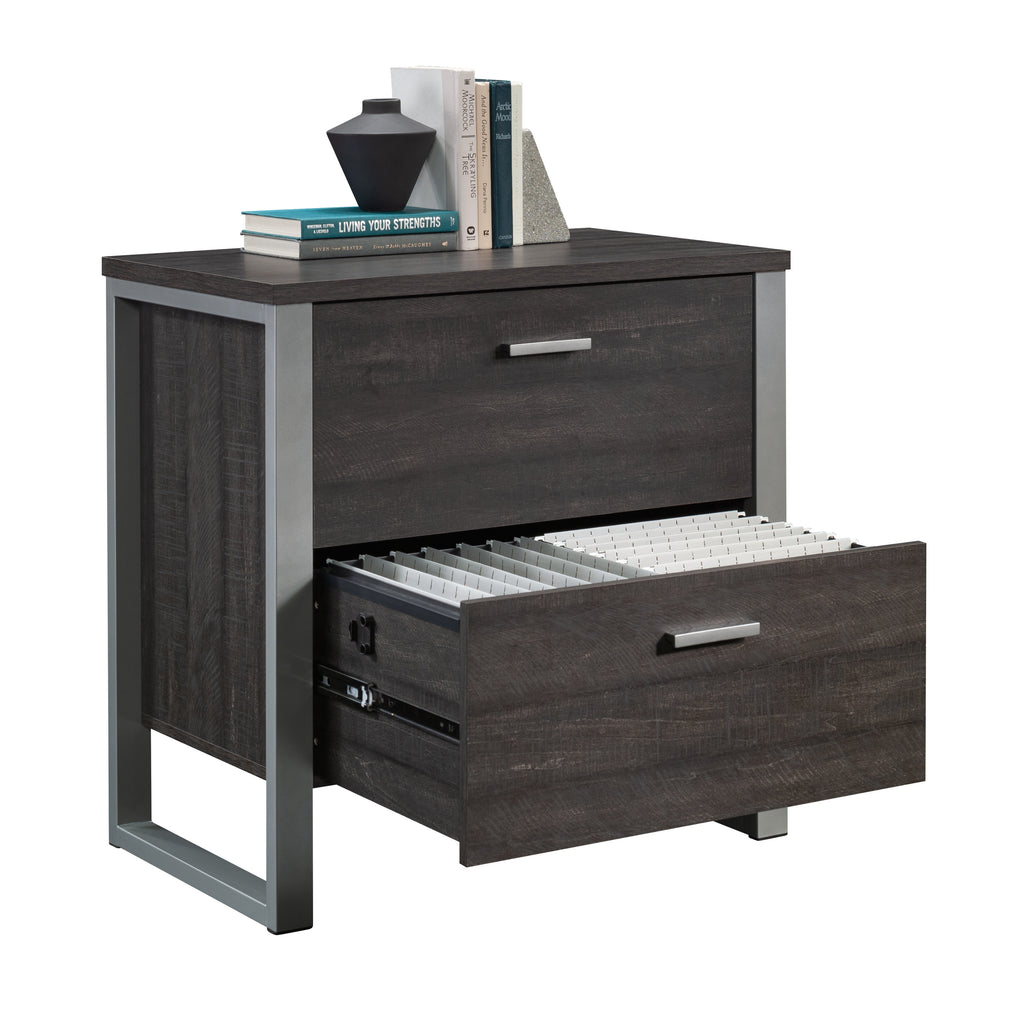 Lateral File with Two Drawers, Dark Brown finish | Premium Home Decor - Grand Goldman