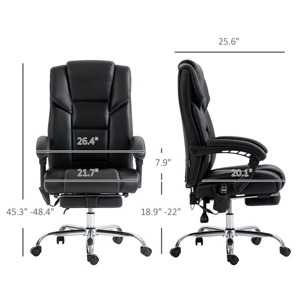Office Chair with Massage & Reclining Footrest – Unmatched Comfort for All-Day Work & Leisure | Premium Home Decor - Grand Go