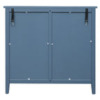 3-Drawer Cabinet for Bedroom, Living Room, or Study – Blue MDF American Furniture - Grand Goldman Shop
