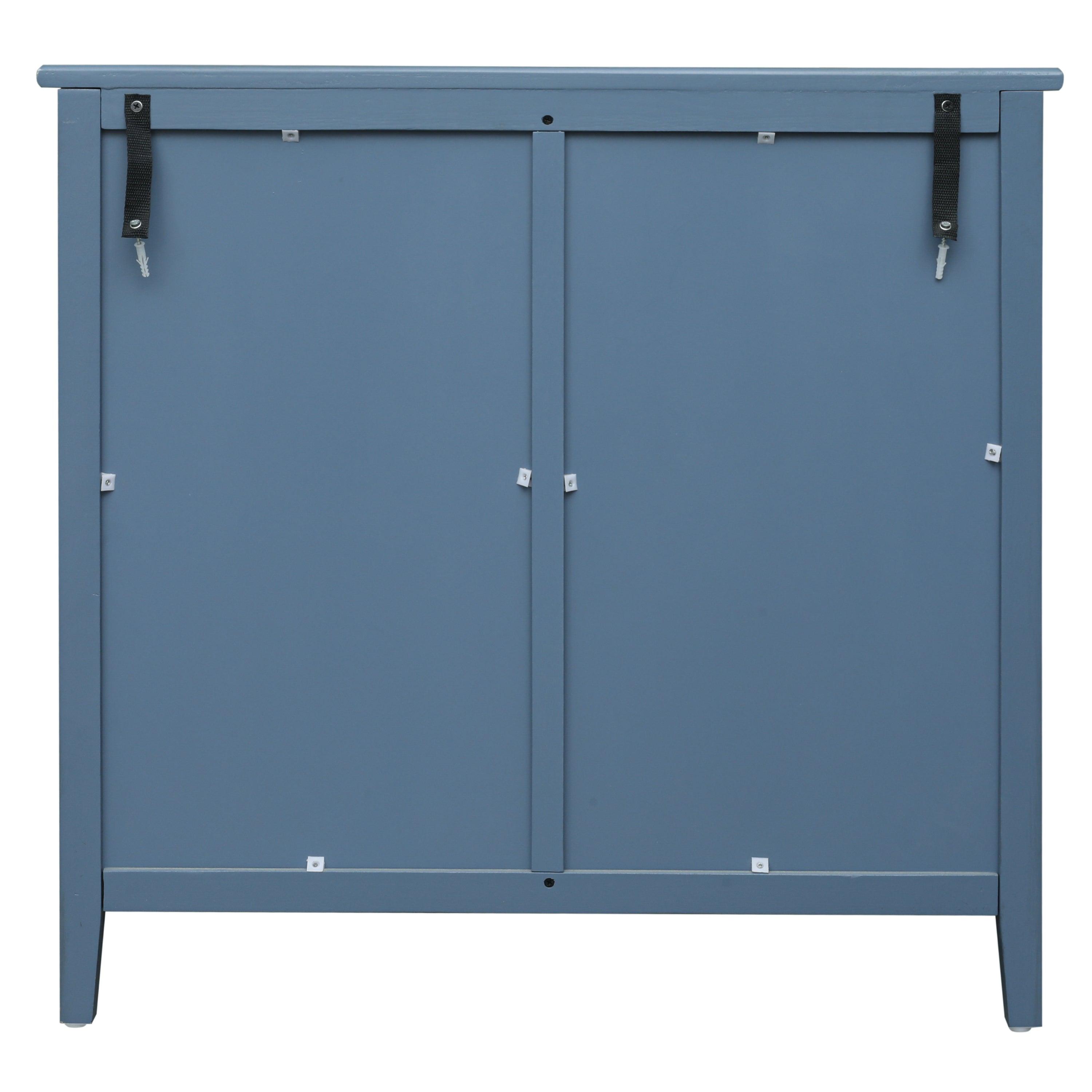 3-Drawer Cabinet for Bedroom, Living Room, or Study – Blue MDF American Furniture - Grand Goldman Shop