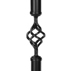 Coat Rack, Hall Tree, Free Standing, 8 Hooks, Entryway, 74'h, Bedroom, Black Metal, Transitional - Grand Goldman Shop