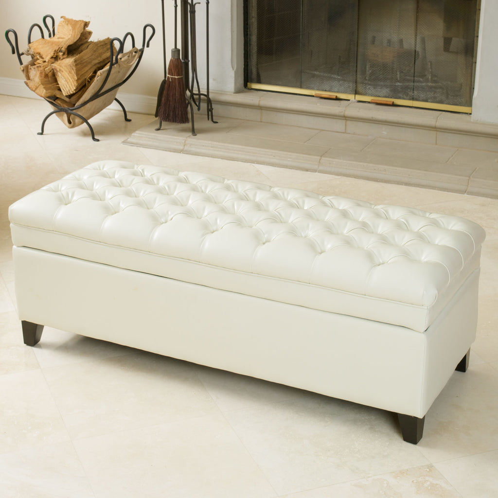 JULIANA STORAGE OTTOMAN - Grand Goldman Shop