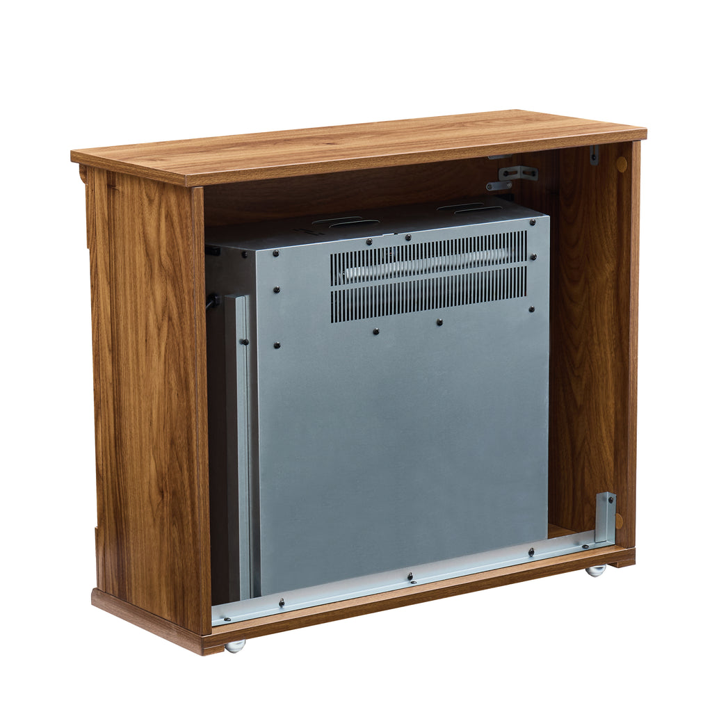 28 inch TV media entertainment center With electric fireplace - Grand Goldman Shop