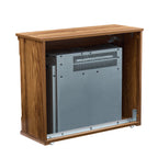 28 inch TV media entertainment center With electric fireplace - Grand Goldman Shop