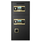 Large Double-door Coin-operated Safe,Digital Security Safe with Fireproof and Waterproof Bag,7.0 Cubic Feet Safe Box with Hid