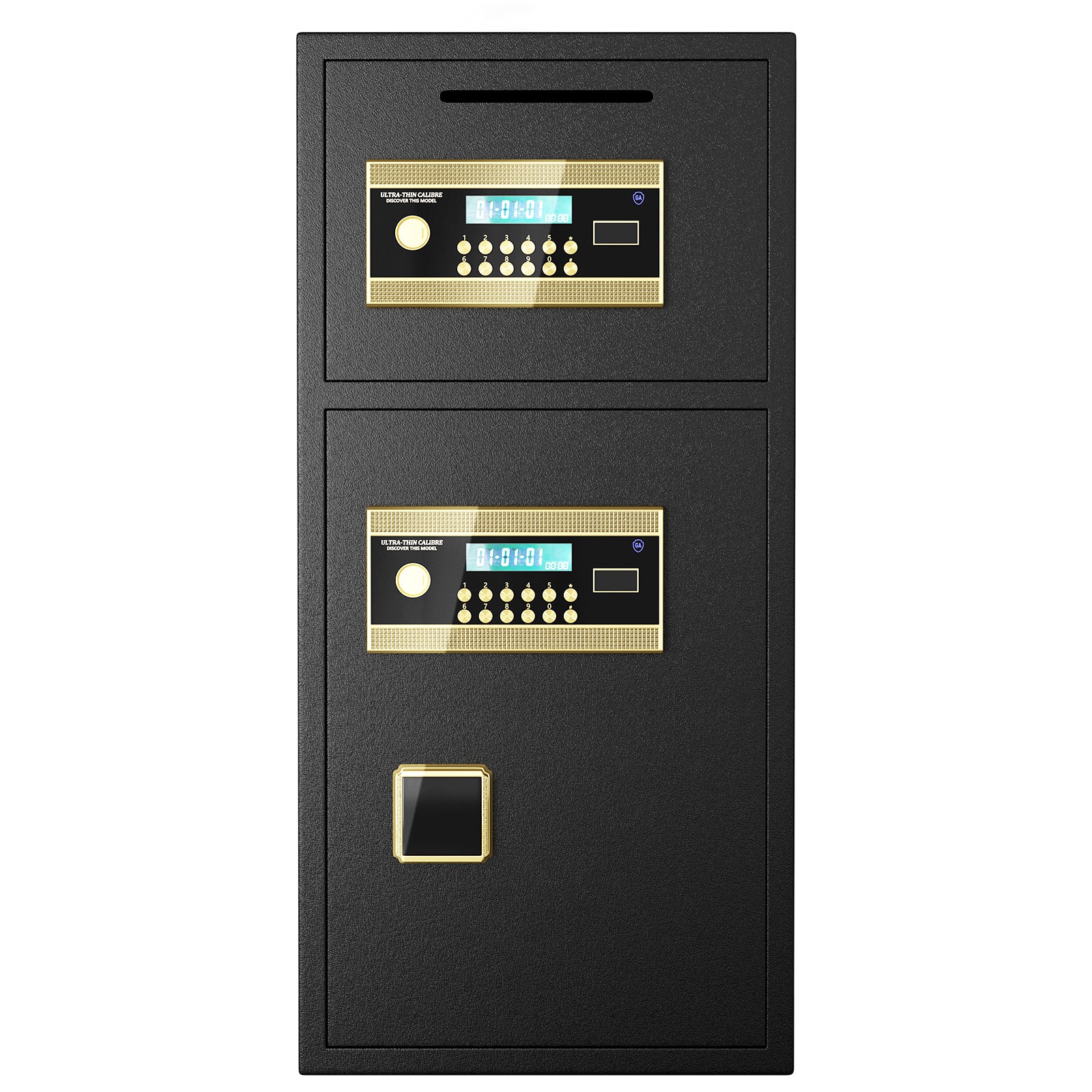Large Double-door Coin-operated Safe,Digital Security Safe with Fireproof and Waterproof Bag,7.0 Cubic Feet Safe Box with Hid