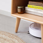 Pure Solid Wood Bedside Cabinet Modern Simple Nightstands European Beech Bedside Cabinet Nordic Bedroom Solid Beech Storage Cabinet 0.4m - Grand Goldman Shop