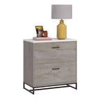 Lateral File with Full-Extension Slides, Brown finish - Grand Goldman