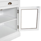 83.4'Tall Bookshelf, Modern Bookcase with 2 Glass Doors and 1 Drawer,Storage Bookcase with Open Shelves for Living Room,Home 