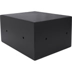 Black Steel Dual Key Depository Safe with Anti-Theft Design and Mounting Hardware, 0.27 Cu Ft - Grand Goldman