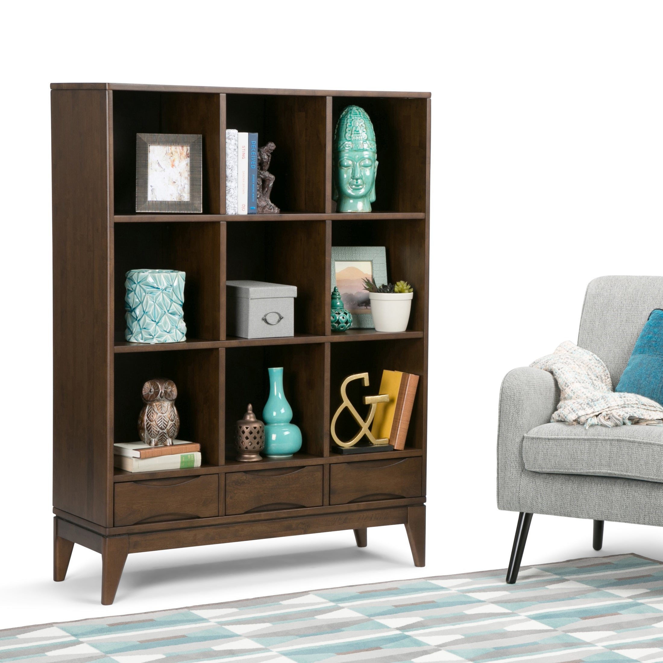 Harper Cube Storage with Drawers - Grand Goldman