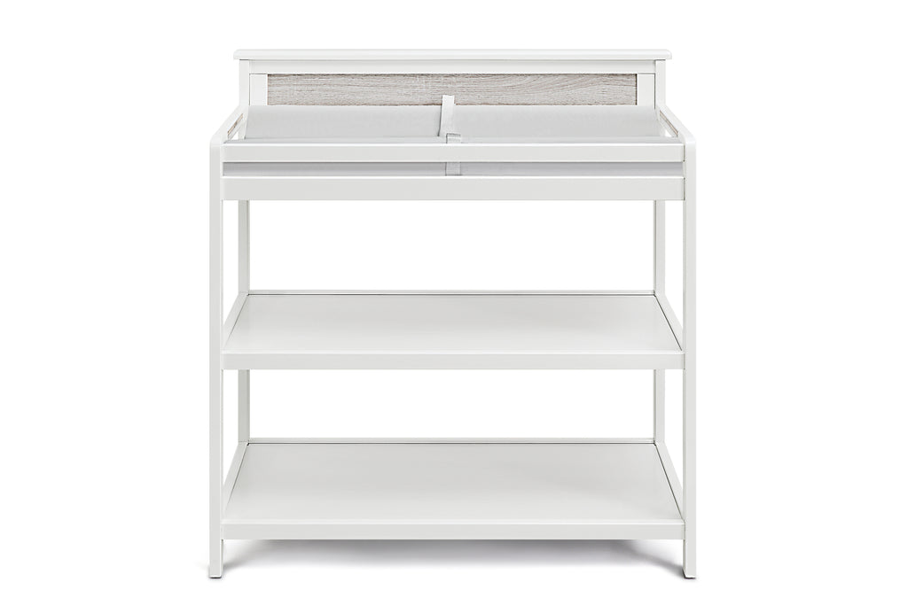 Connelly Changing Table White/Rockport Gray - Grand Goldman