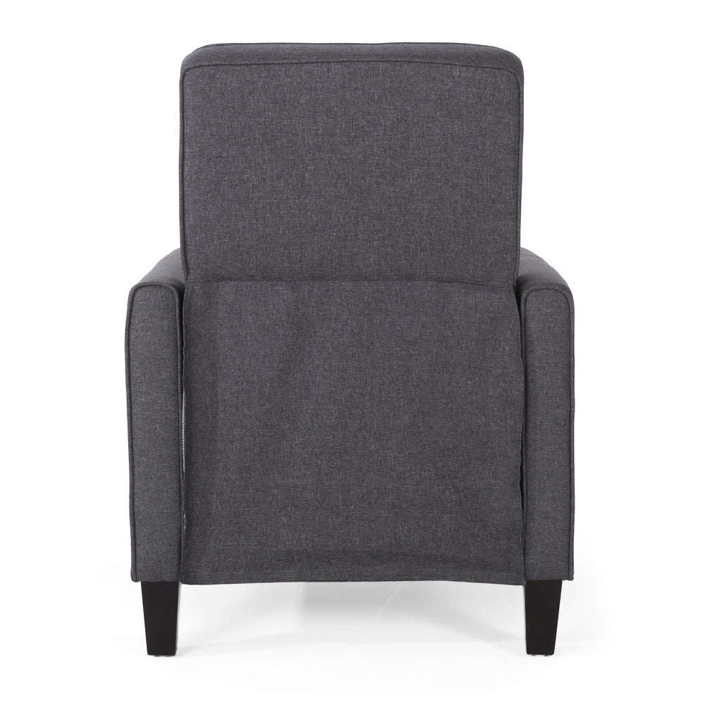 Smoke Fabric Push Back Chair for Elegant Home Décor - Grand Goldman Shop