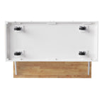 K&K 54inch Large Kitchen Island with Rubber Wood Drop Leaf, Embossed Texture Rolling Kitchen Cart on 4 Wheels with 4 Doors and 3 Drawers, Kitchen Island with Storage for Kitchen, Dining Room,White - Grand Goldman Shop
