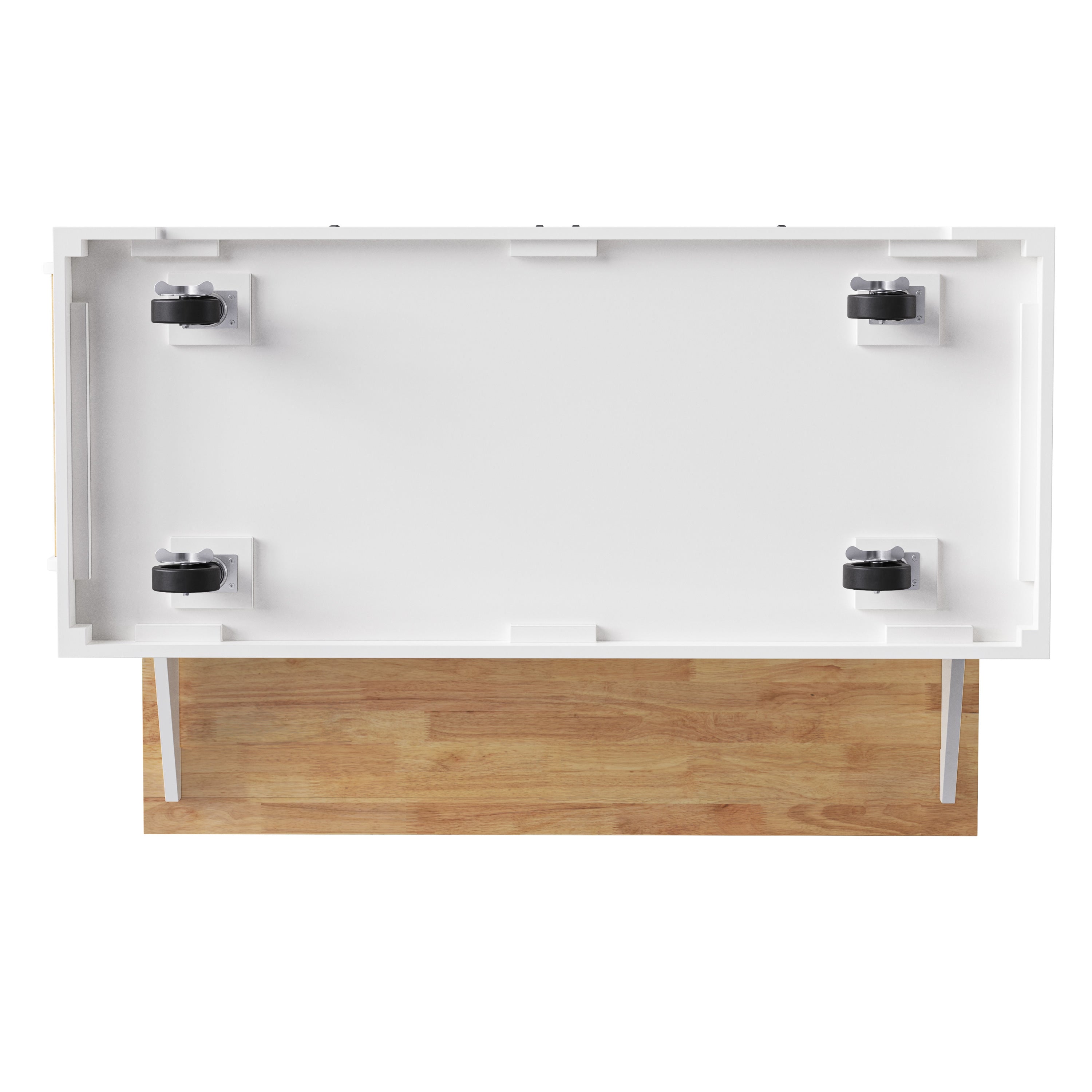 K&K 54inch Large Kitchen Island with Rubber Wood Drop Leaf, Embossed Texture Rolling Kitchen Cart on 4 Wheels with 4 Doors and 3 Drawers, Kitchen Island with Storage for Kitchen, Dining Room,White - Grand Goldman Shop