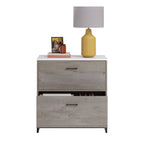 Lateral File with Full-Extension Slides, Brown finish | Premium Home Decor - Grand Goldman